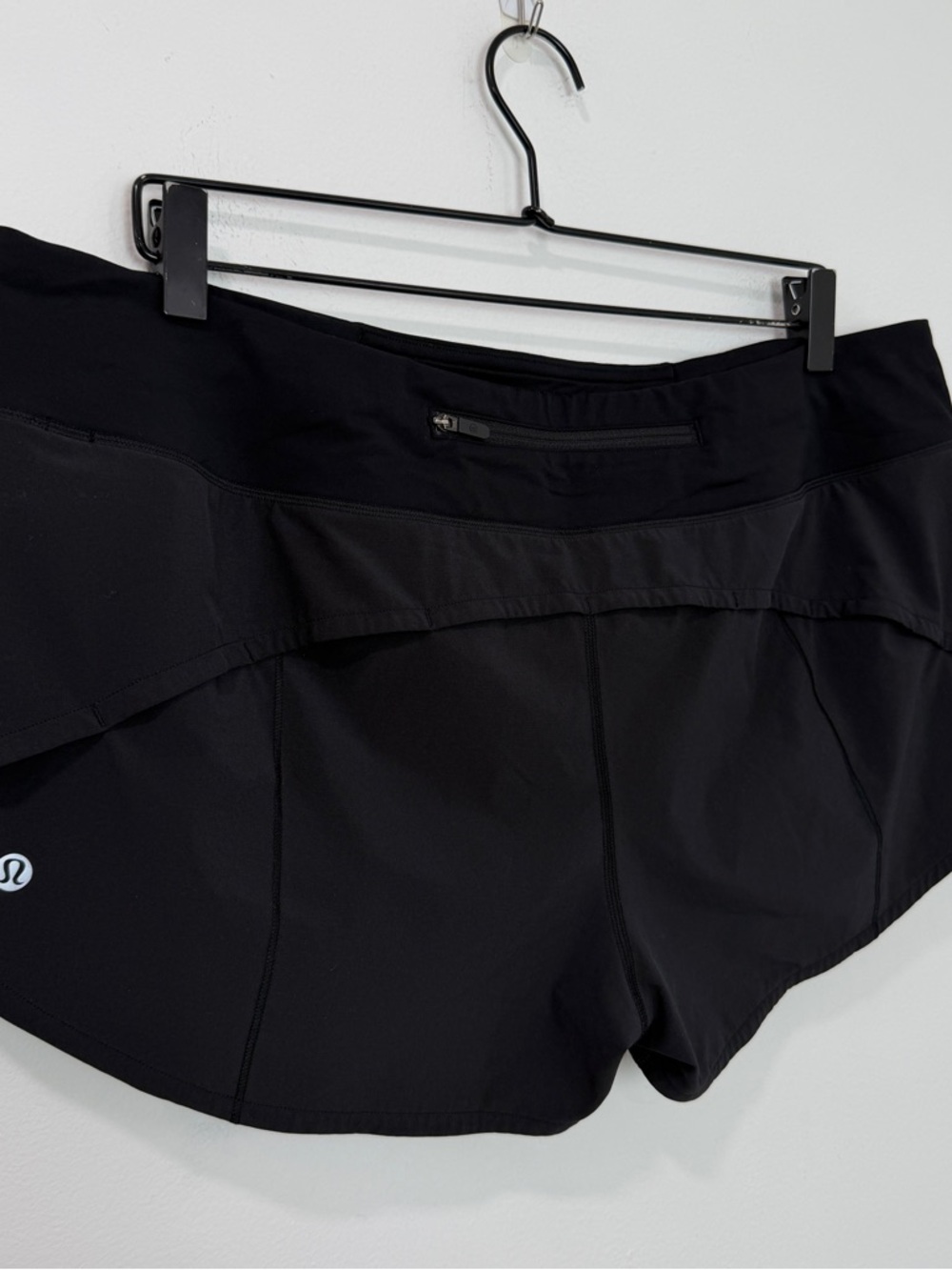 Lululemon Speed Up Short 2.5" Black Running Training Size 14 - Picture 4 of 7